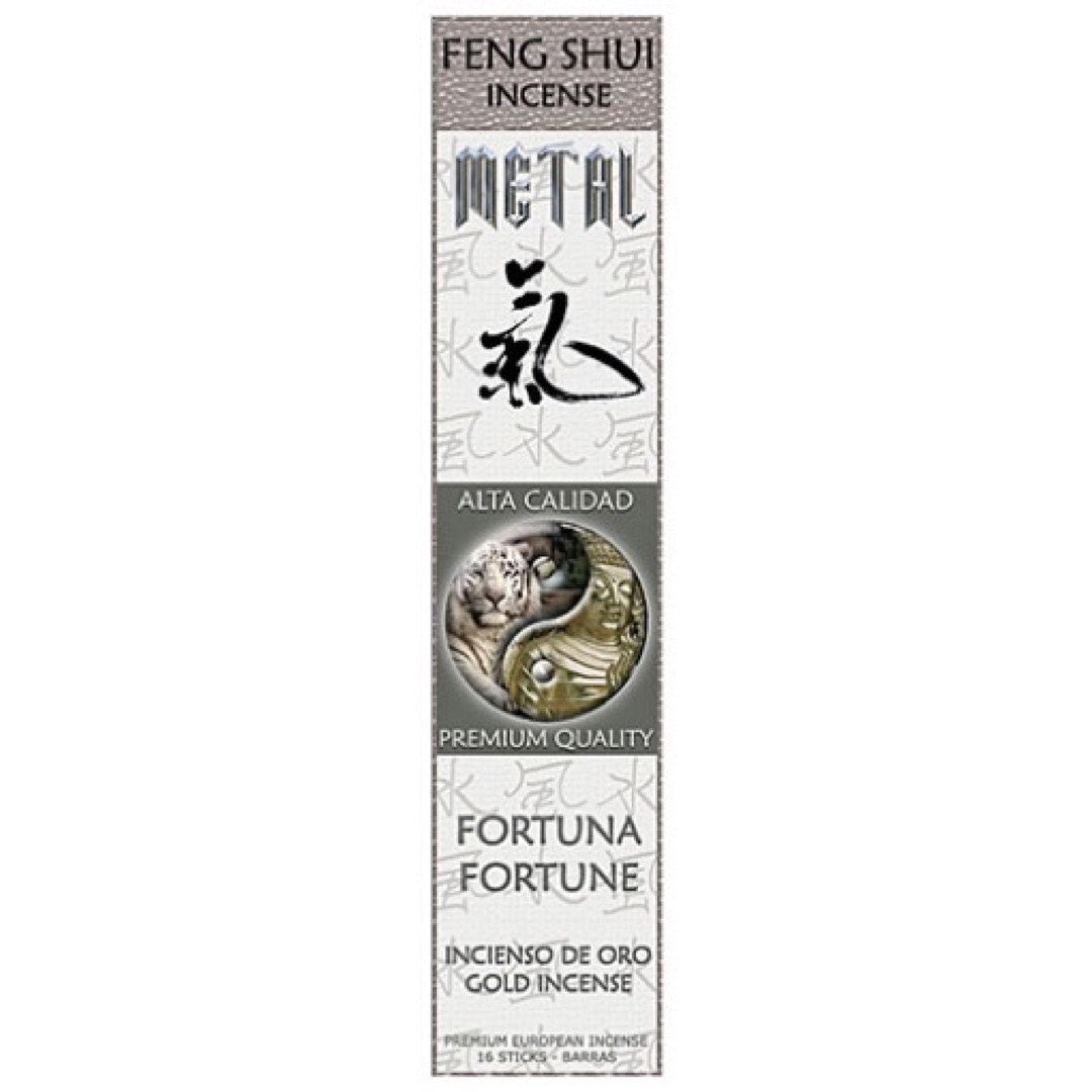 Metal Bring Fortune Feng Shui Incense Sticks Frankincense Myrrh Flaires - 3 PACK