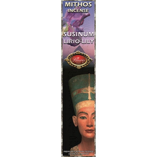 Egyptian Lily Floral Mythos Protection Incense Sticks by Flaires - 3 PACK