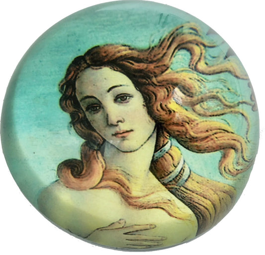 Birth of Venus Glass Paperweight by Sandro Botticelli