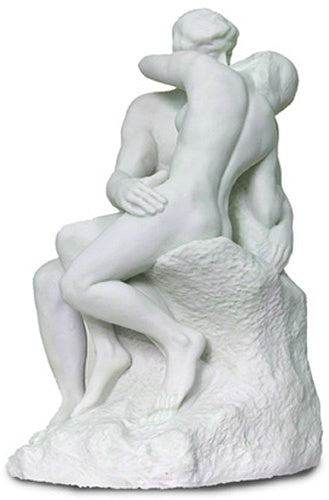 The Kiss Statue Lovers by Rodin White - Large