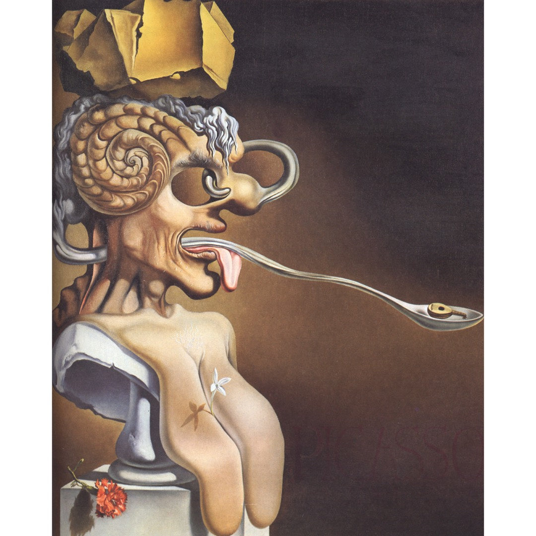 Portrait of Picasso Surrealism Collectible Figurine by Salvador Dalí – Adapted from Painting
