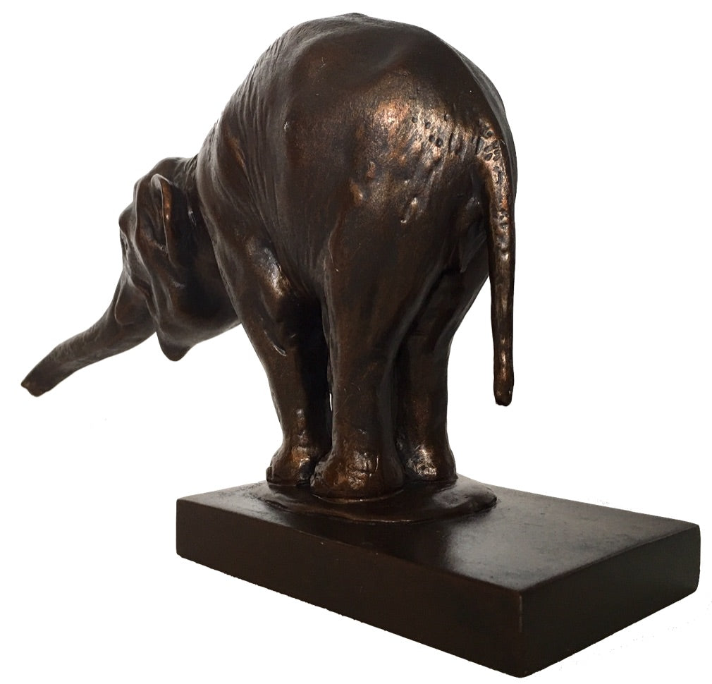 Elephant Begging Asian with Trunk Outstretched Statue by Bugatti 10L