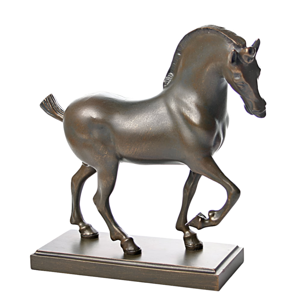 Horse Statue Active Walking Renaissance by Leonardo daVinci School Desk Statue