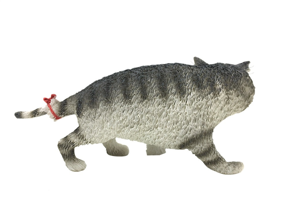 Poor Tom Beat Up Black Cat with Bandage Statue by Dubout