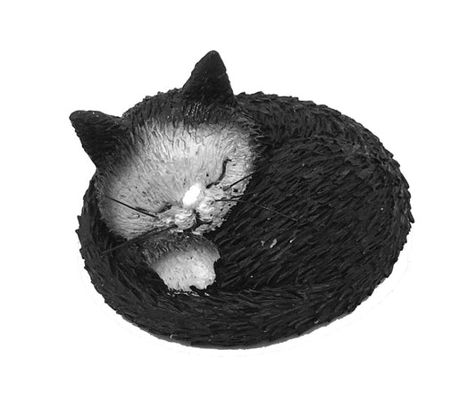 Cat Kitty Taking Nap Siesta Mini Figurine by Dubout
