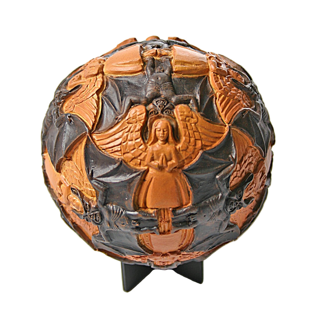Sphere Angels Devils Tessellation Paperweight Orb Parastone ESC05