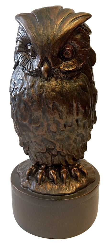 Owl Statue from Medici Gardens Artist Giambologna 6.75H