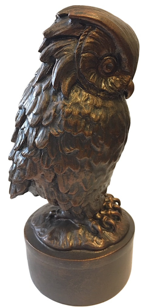 Owl Statue from Medici Gardens Artist Giambologna 6.75H