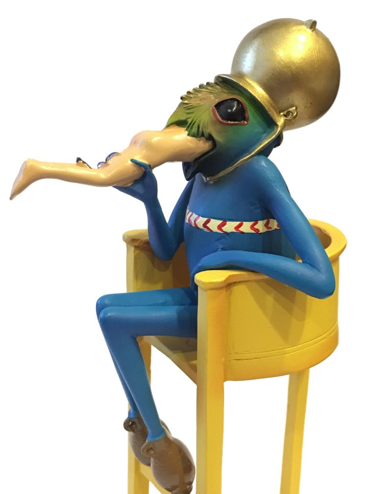 Devil On Night Chair by Hieronymus Bosch from Garden of Earthly Delights