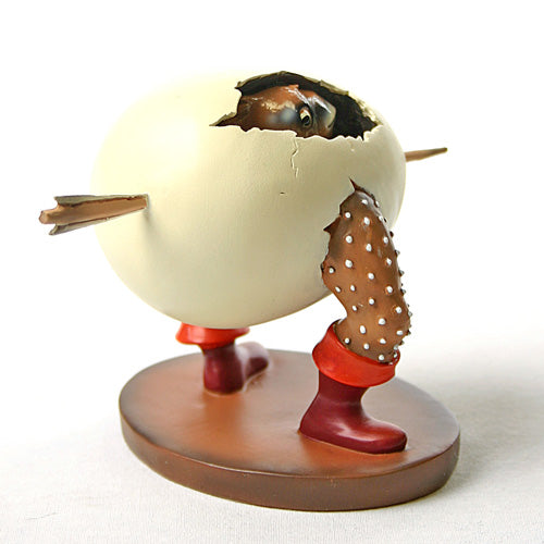 Monster Peering out of Egg with Legs from The Last Judgement – Hieronymus Bosch Figurine