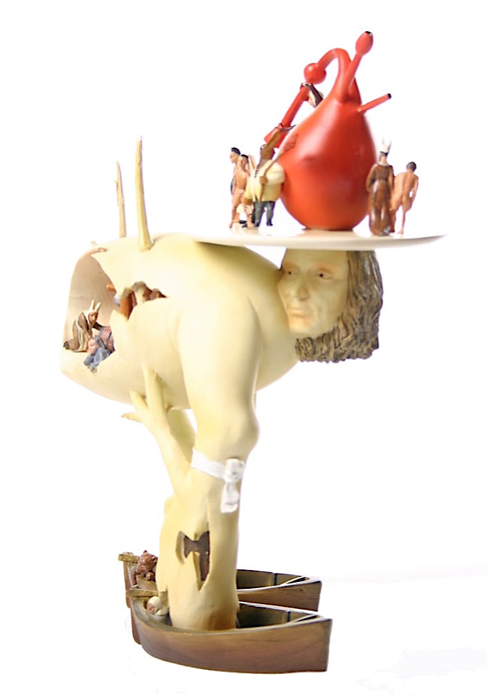 Tree Man Statue Larger By Hieronymus Bosch From Garden of Earthly Delights