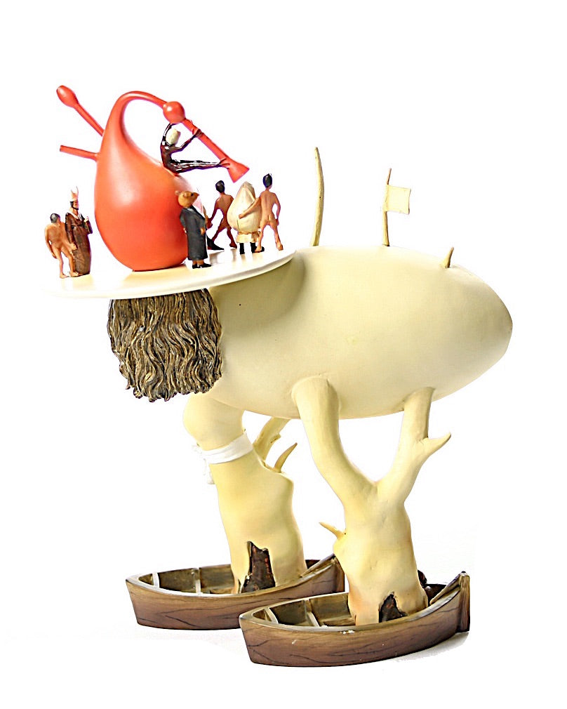 Tree Man Statue Larger By Hieronymus Bosch From Garden of Earthly Delights