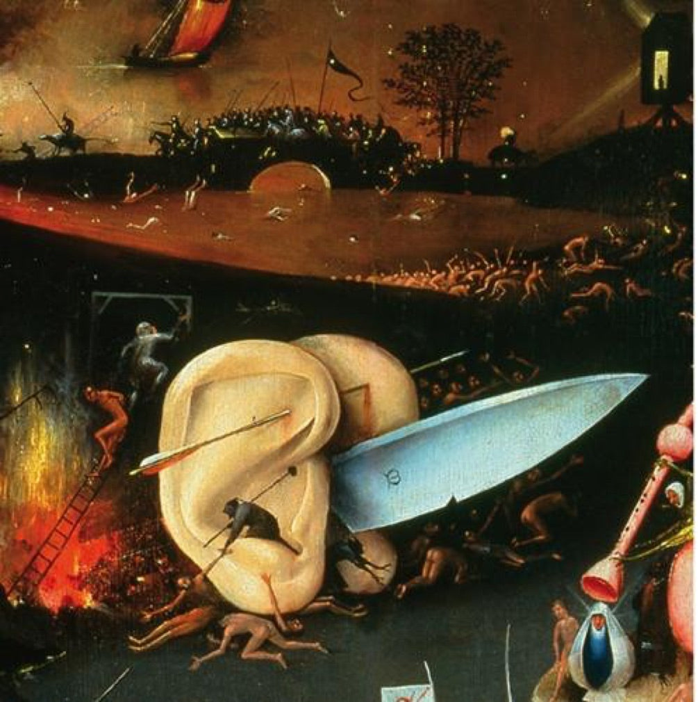 Ears with Knife Larger by Hieronymus Bosch from Garden of Earthly Delights