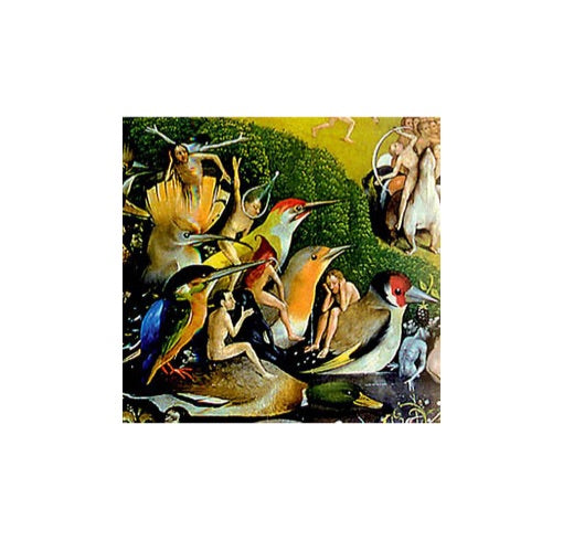 Couple on a Duck Seduction Sin Statue by Hieronymos Bosch JB26 Parastone