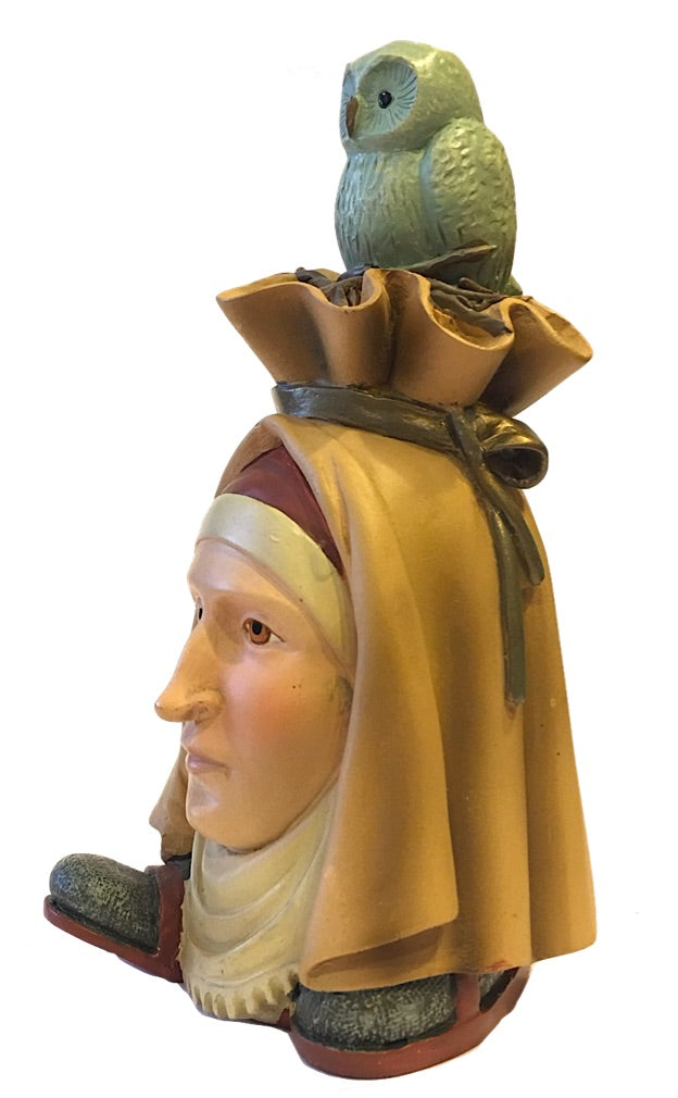 Woman with Head Foot and Owl Headfooter Bosch JB27 Parastone