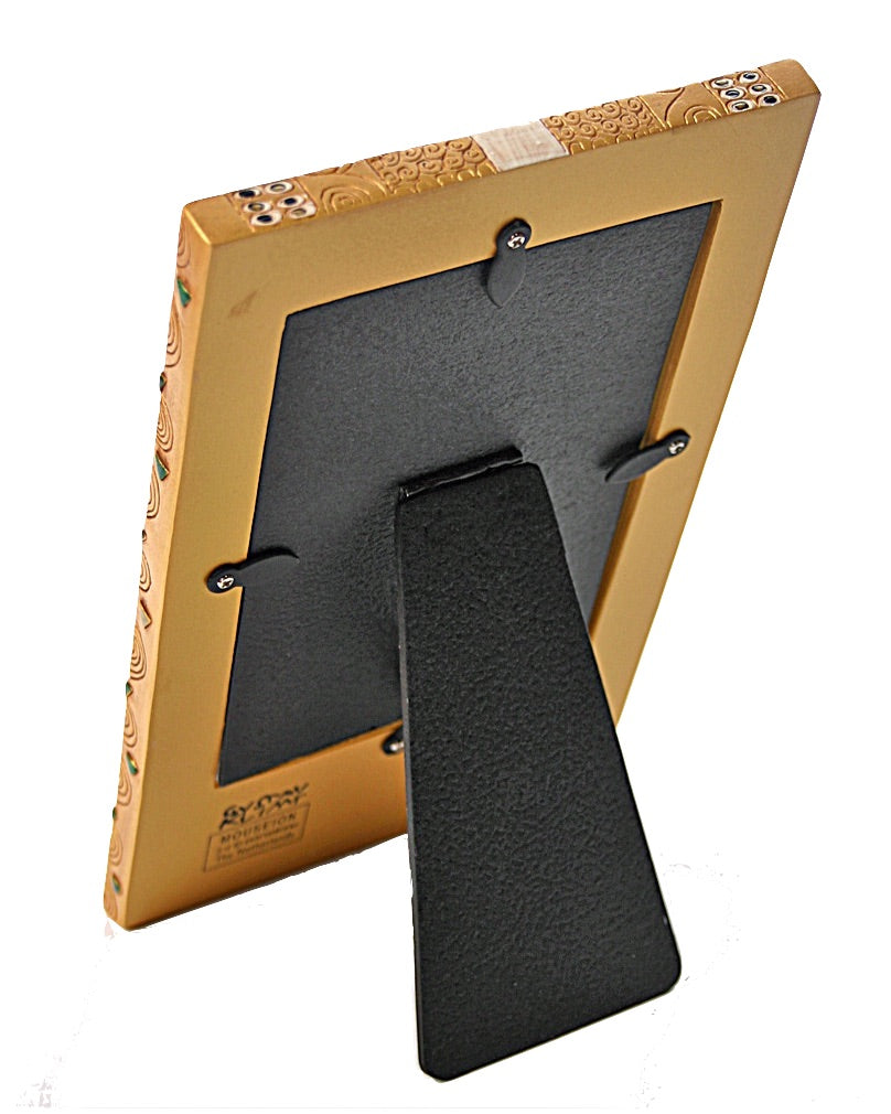 Klimt Pattern from Gold Yellow Stoclet Frieze Desk Photo Picture Frame