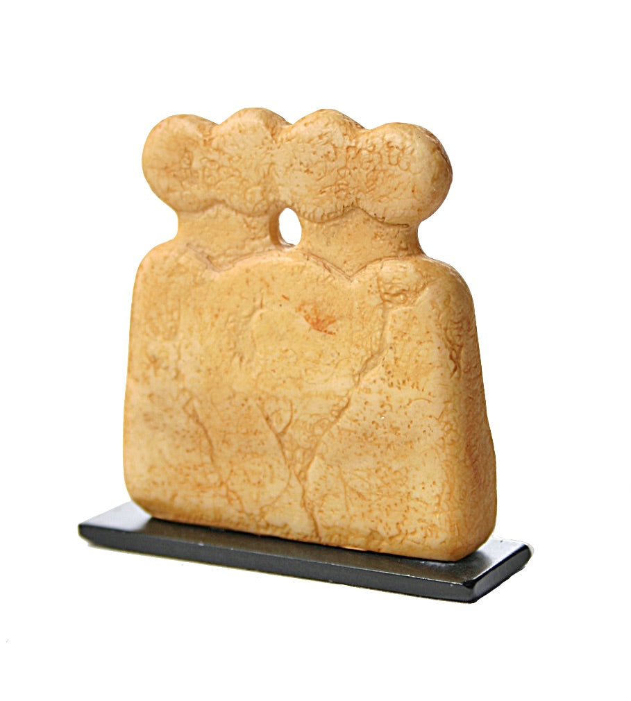 Mesopotamian Eye Idol Statue, Miniature