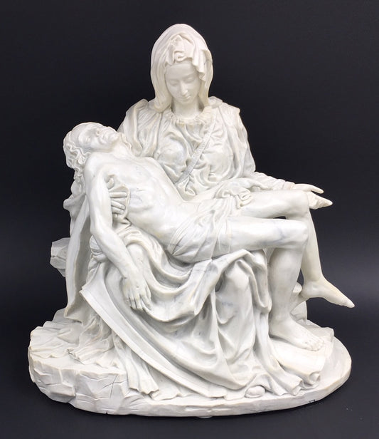 Pieta Lamentation Mary Holding Jesus Statue by Michelangelo