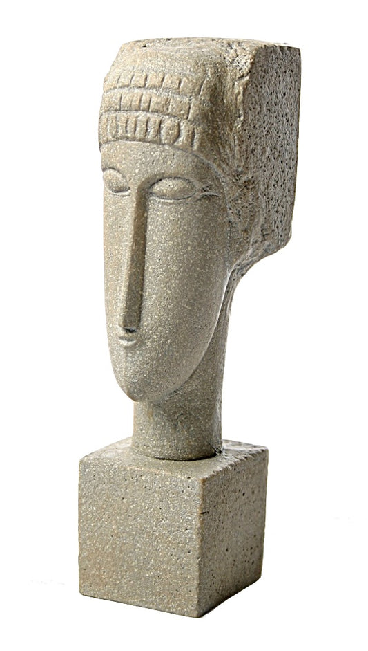 Modigliani Cubic Head Statue