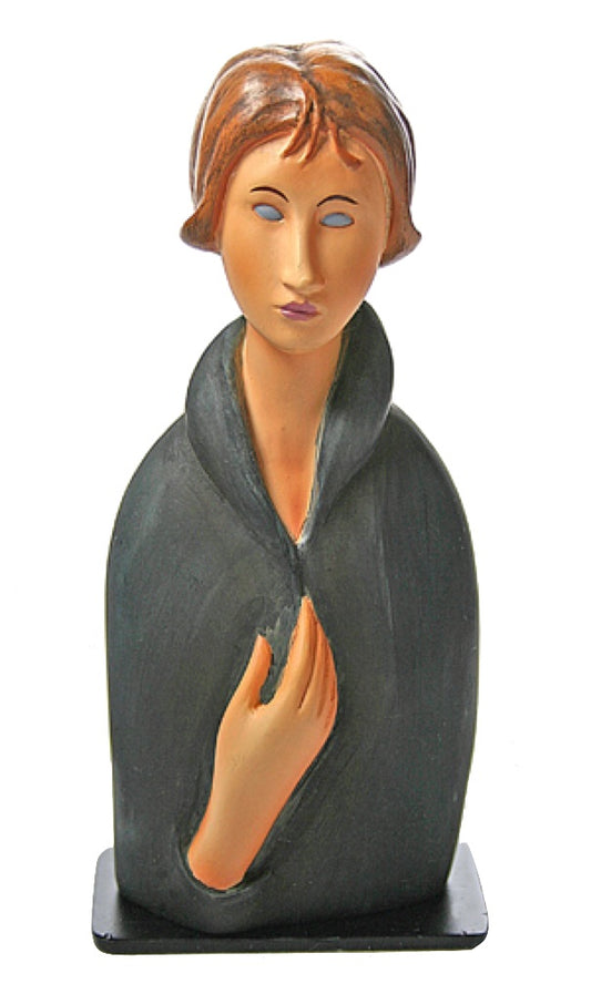 Blue Eyed Woman Statue (1917) by Modigliani
