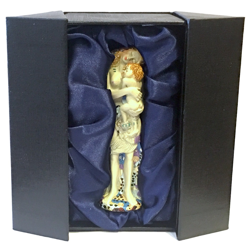 Pocket Art Mother and Child by Klimt Mini Figurine Statue