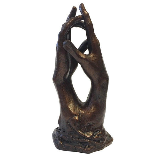 Pocket Art Rodin Study for The Secret Clasping Hands Miniature Statue