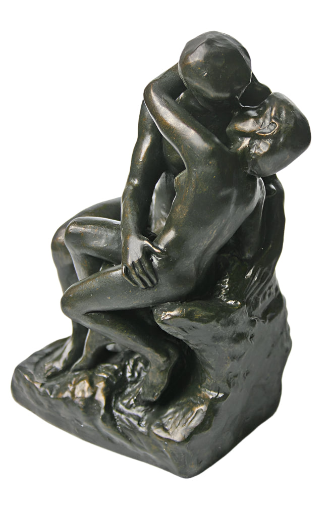 The Kiss by Rodin Bronze Finish Museum Statue of Eternal Love 6H