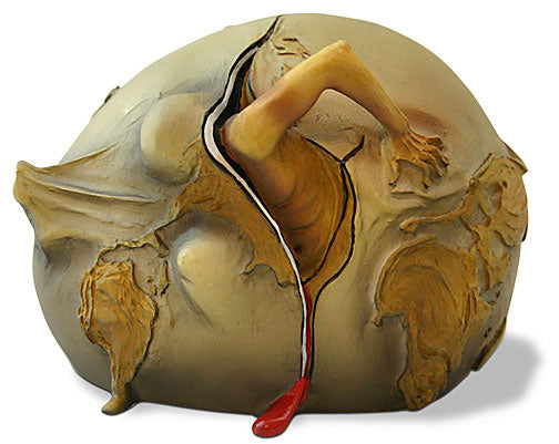 Geopolitical Child Watches Birth of New Human by Salvador Dali - Small