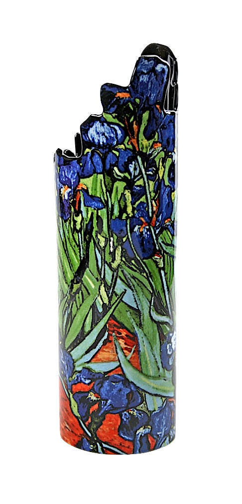 Irises Ceramic Flower Vase by Van Gogh