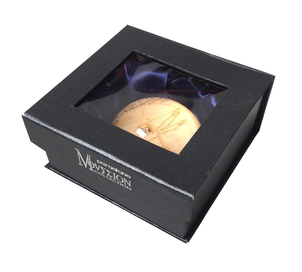 Degas Ballerina Dancer White Glass Dome Desk Paperweight 3W