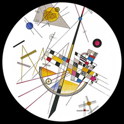 Kandinsky Modern Art Glass Dome Paperweight PKAN1 Parastone