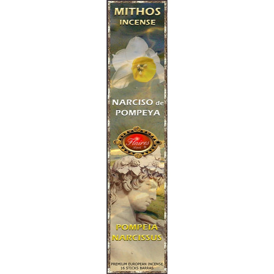 Roman Pompey Narcissus Flower of Ego Incense Sticks by Flaires - 3 PACK