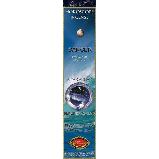 Horoscope Cancer Lilacs Sign Balancing Incense Sticks by Flaires - 3 PACK