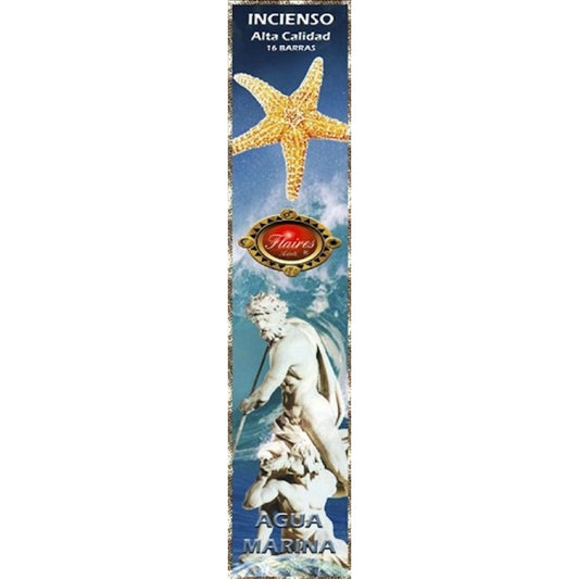 Aquamarine Fragrance of Poseidon Jupiter Greek Roman Incense Sticks by Flaires - 3 PACK