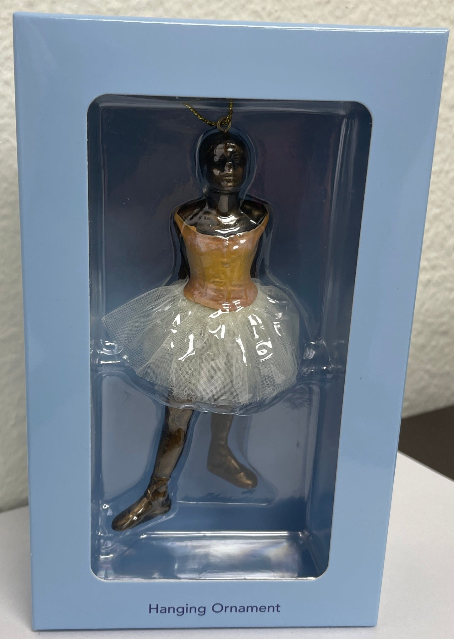Tree Ornaments - Degas Little Dancer Ballerina Miniature Statue 4H, Individual Package