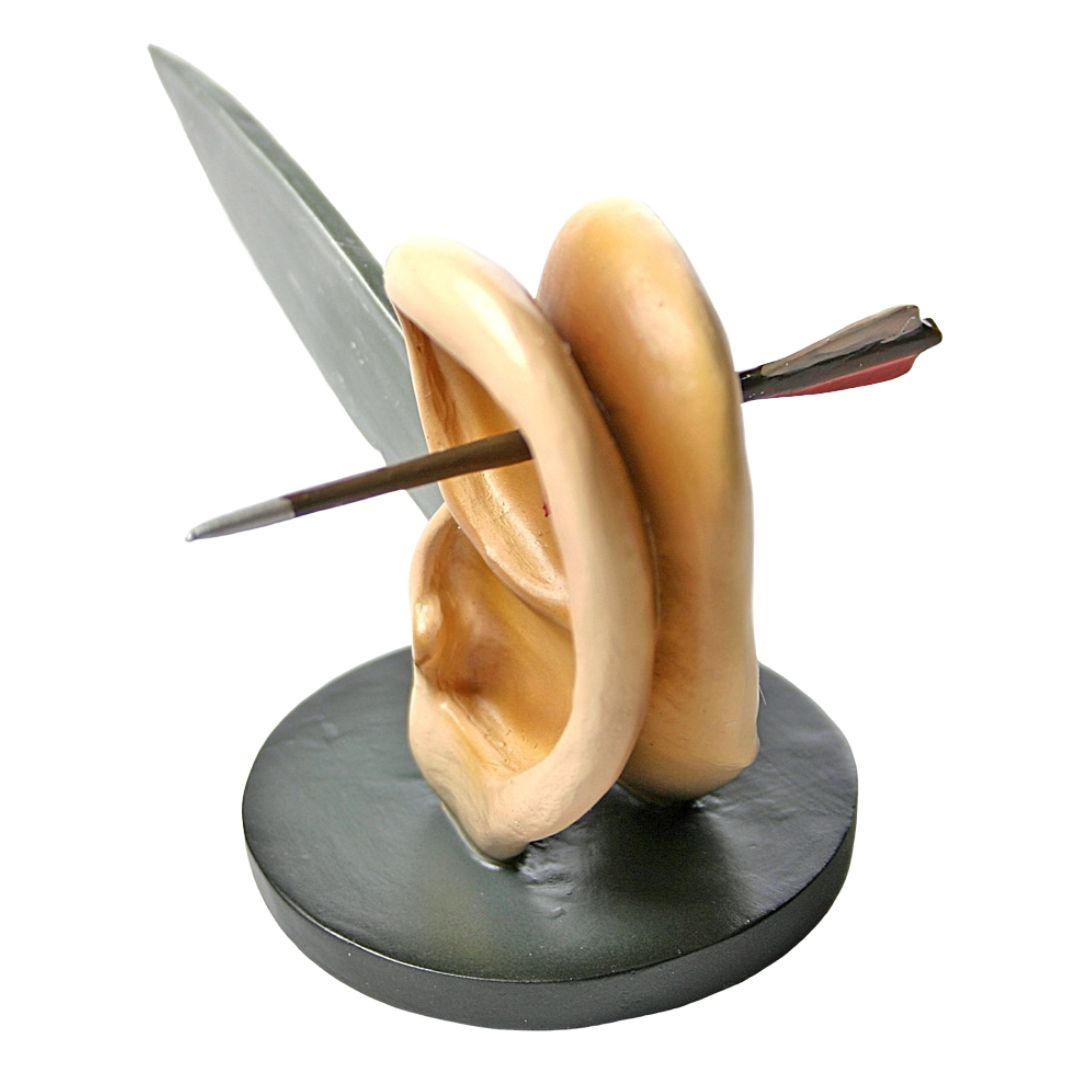 Ears With Knife Statue by Hieronymus Bosch from Garden of Earthly Delights
