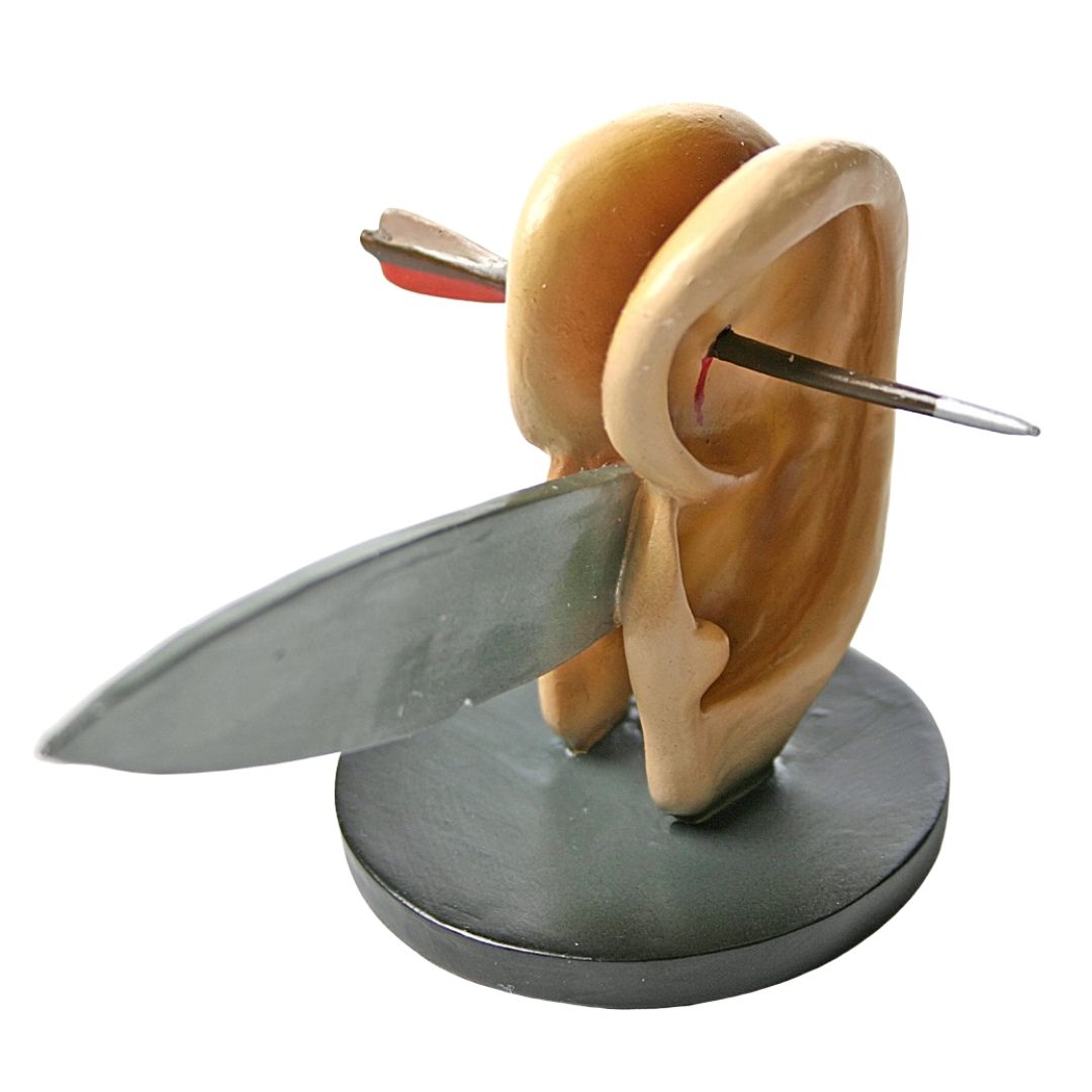 Ears With Knife Statue by Hieronymus Bosch from Garden of Earthly Delights