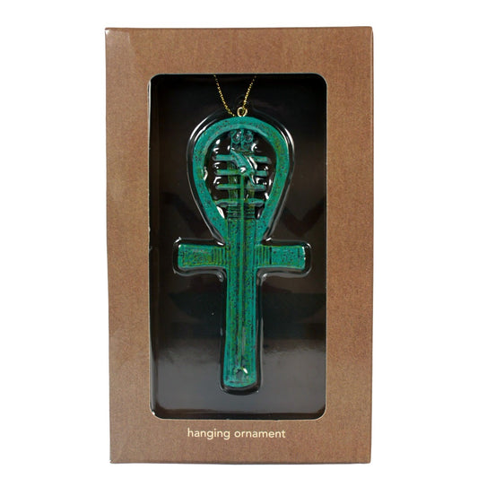Djed Pillar Ankh Ornament, Ancient Egyptian Art
