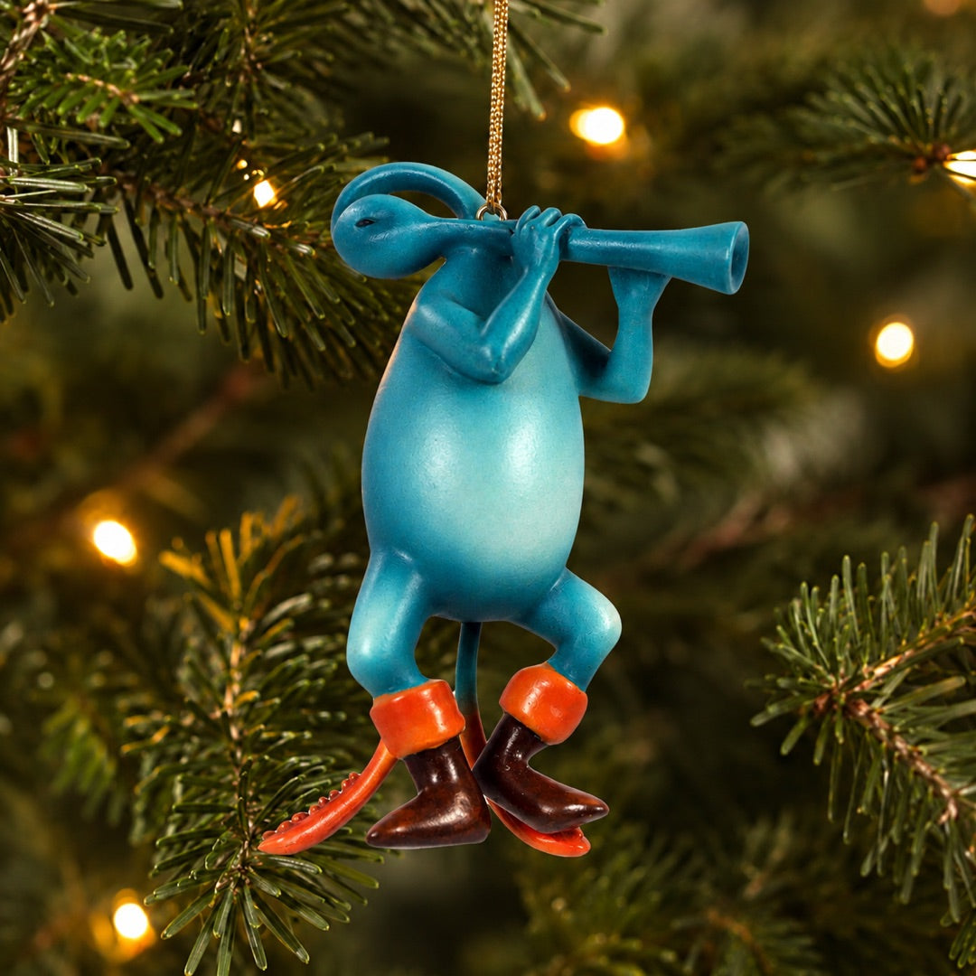Blue Flute Player Ornament, Hieronymus Bosch