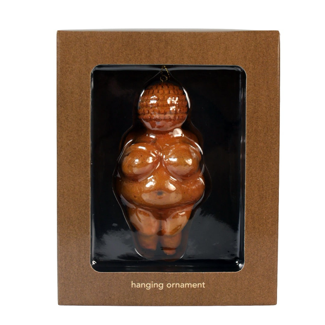 Venus of Willendorf Christmas Ornament, Prehistoric Art