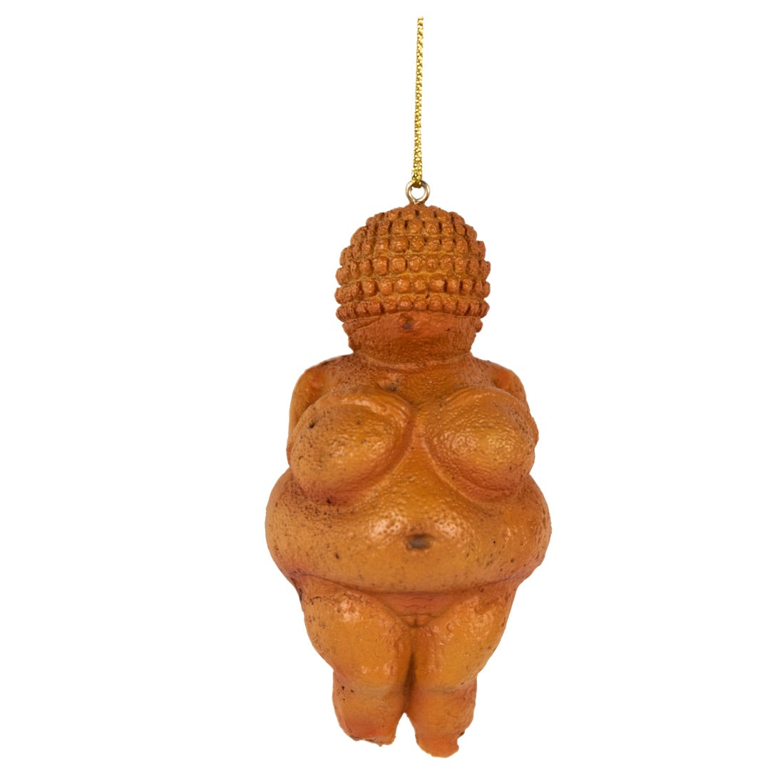 Venus of Willendorf Christmas Ornament, Prehistoric Art