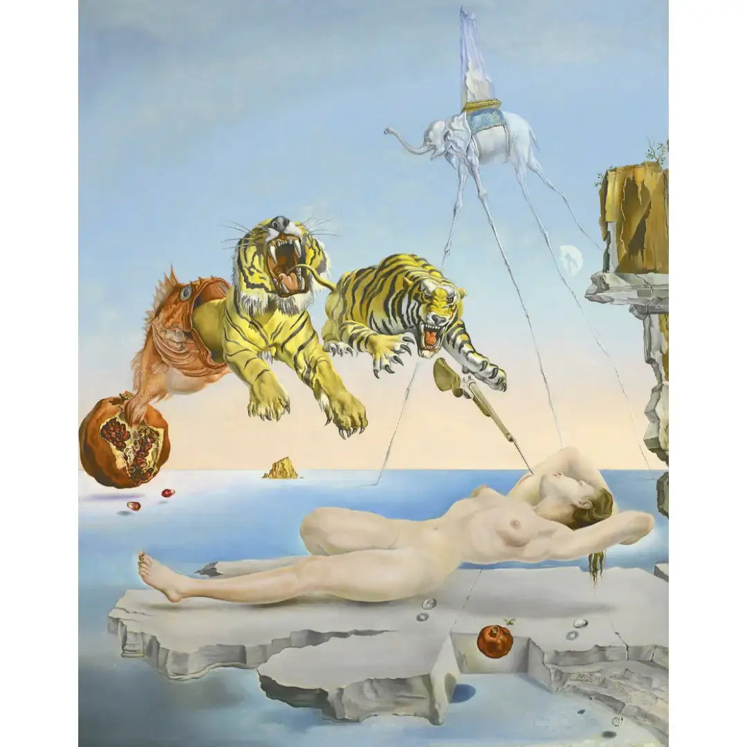 Dream Caused Flight Of A Bee by Salvador Dali Statue