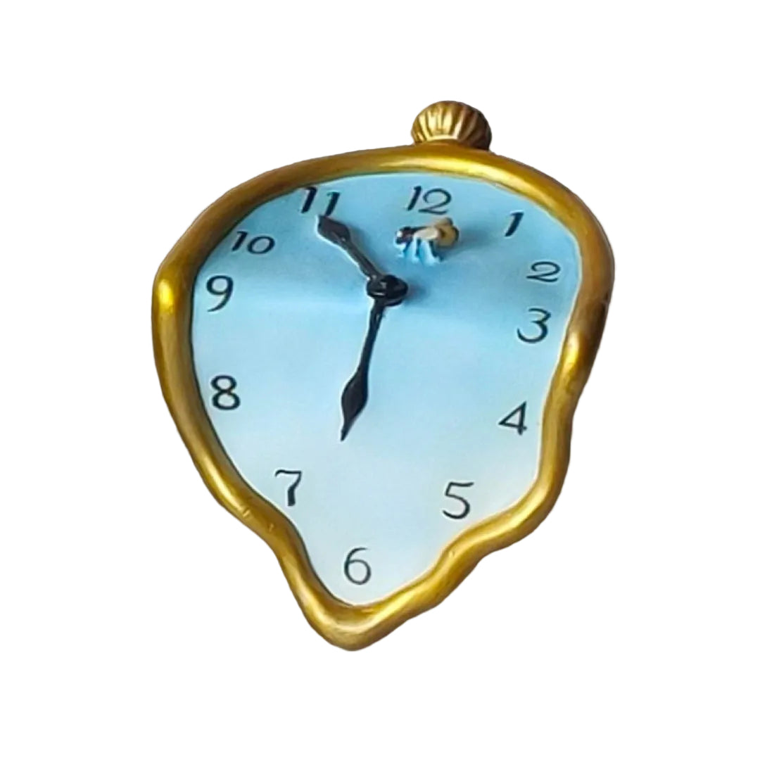 Salvador Dalí, Melting Clock Persistence of Memory Figurine with Stand SD16