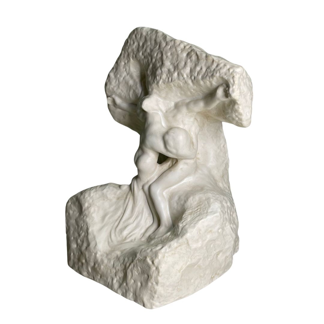 Parastone Rodin Christ and Mary Magdalene Emerging From Rock Statue RO29
