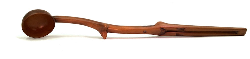 Zulu African Ceremonial Spoon with Stand Replica Statue