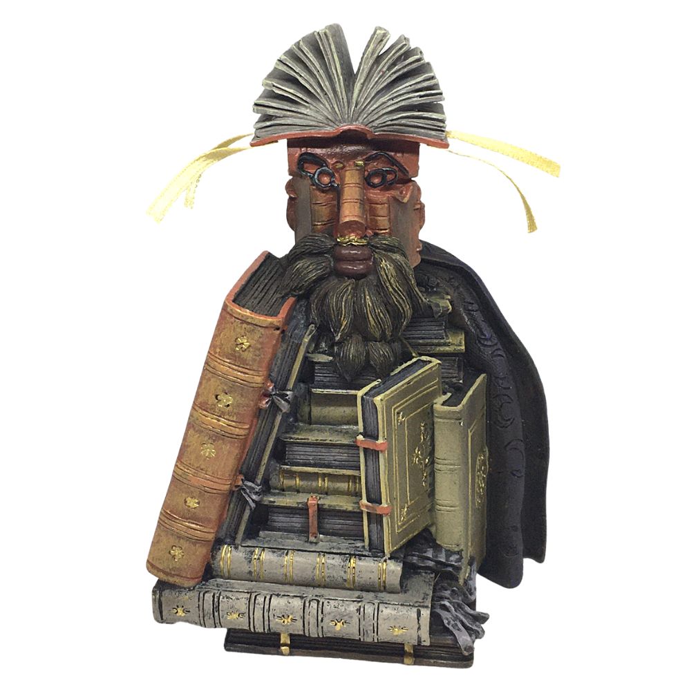 Librabion Librarian Man Made Out of Books Portrait of Wolfgang Lazius Statue by ...