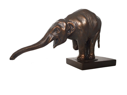 Elephant Begging Asian with Trunk Outstretched Statue by Bugatti 10L