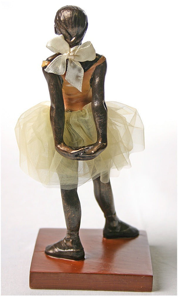 Degas Little Dance of Fourteen Years Ballerina Ballet Fabric Tutu Statue