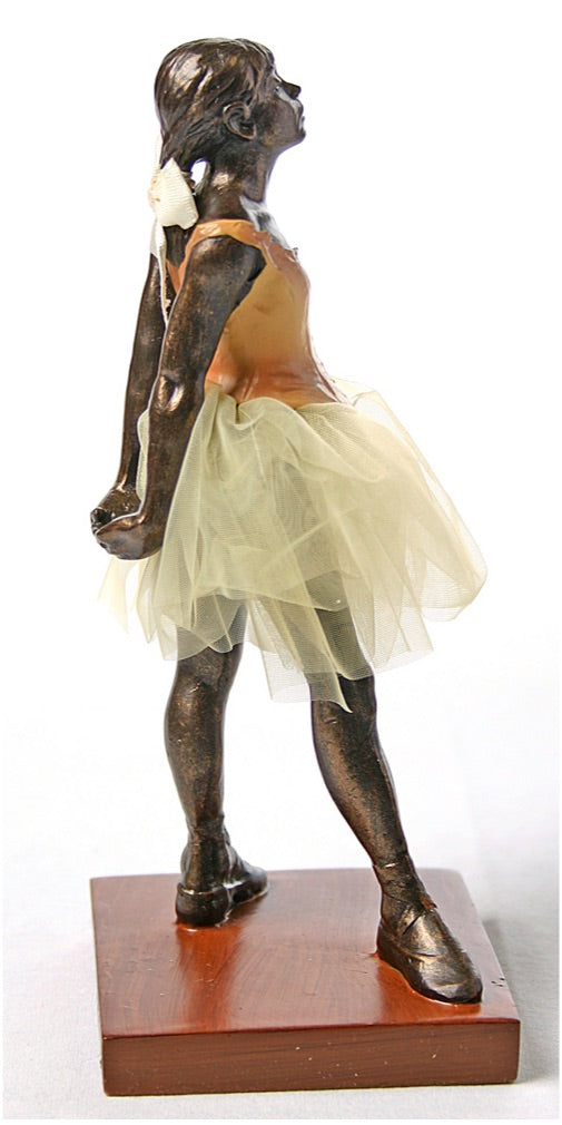 Degas Little Dance of Fourteen Years Ballerina Ballet Fabric Tutu Statue