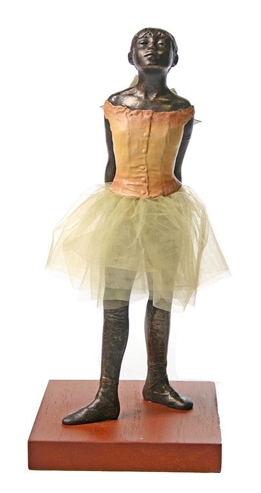 Degas Little Dancer of Fourteen Years Ballerina Ballet Fabric Tutu by Parastone 8.5H